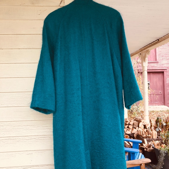 GEORGE DAVID FASHIONS mohair coat/gorgeous color - Picture 4 of 8